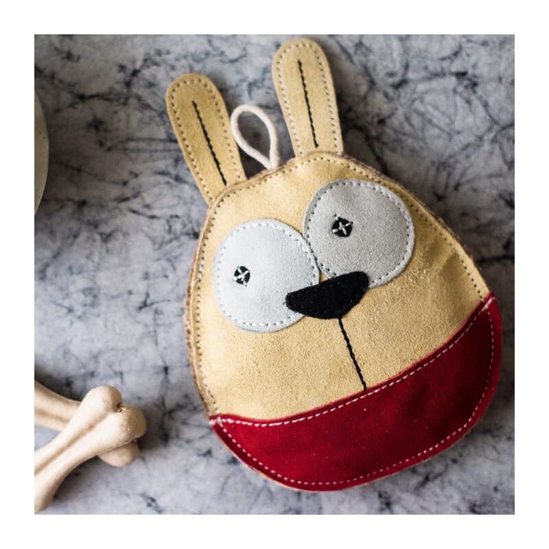 Forfurs Dog face Leather Dog Toy - Wagr - The Smart Petcare Platform