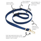 Forfurs Extra Long Adjustable Multifunctional Leash - Wagr Petcare