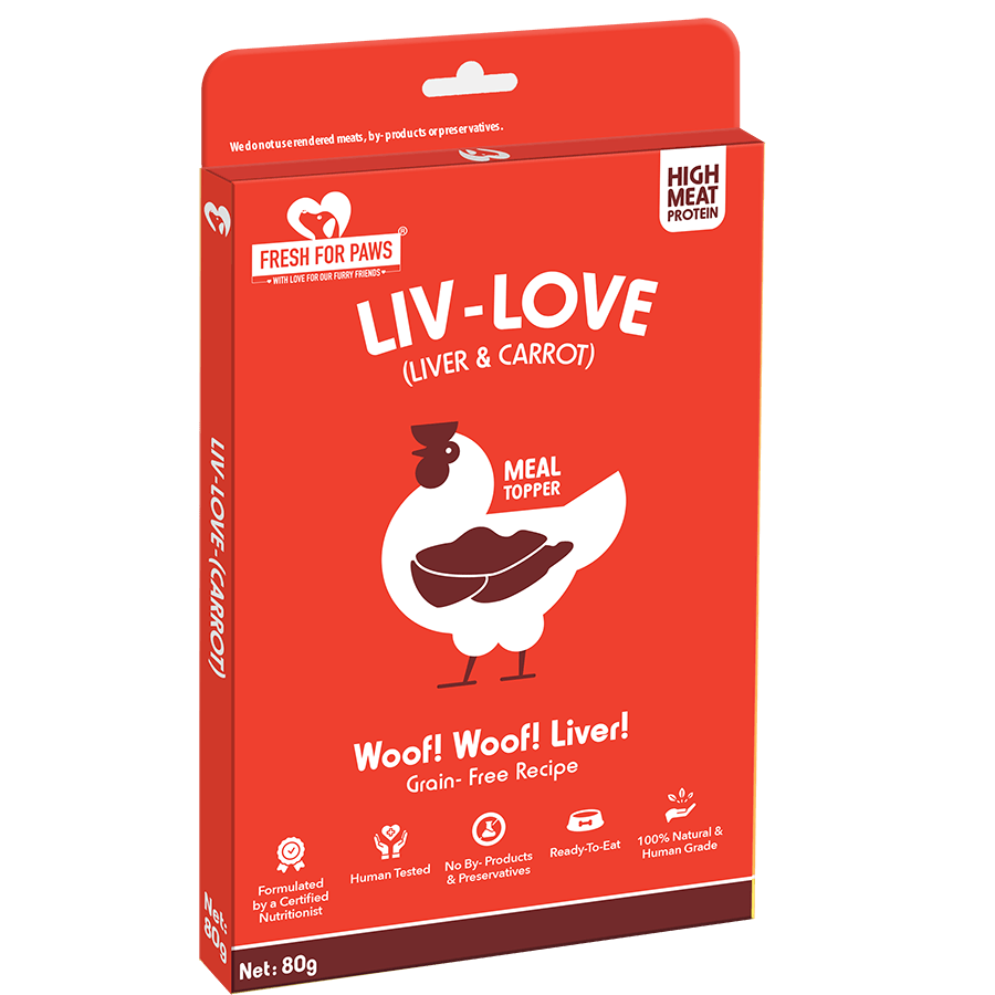 Fresh for Paws' Liv-Lov Food Topper Combo - Pumpkin and Carrot Recipe - Wagr Petcare