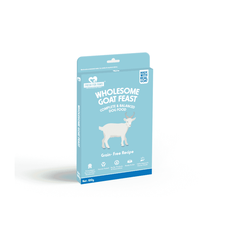 Fresh for Paws Wholesome Goat Feast - Wagr - The Smart Petcare Platform