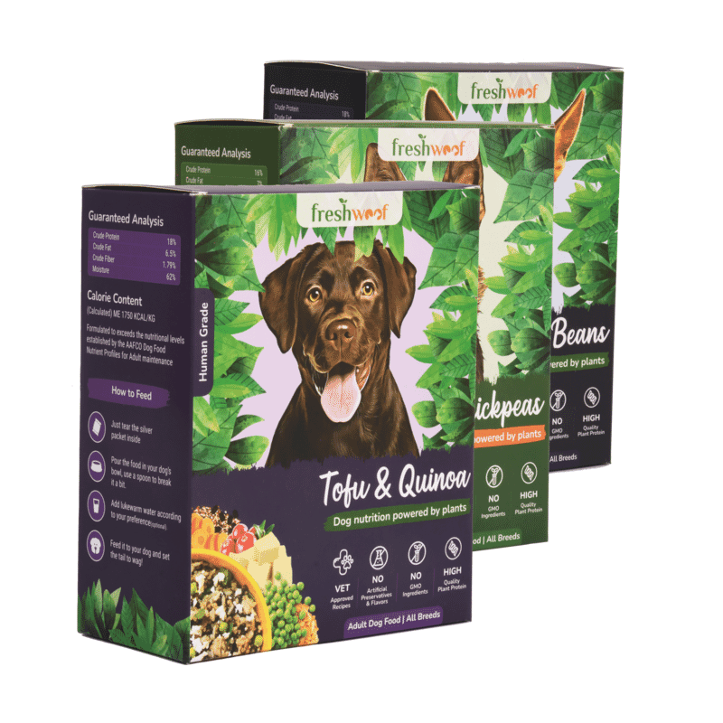 Freshwoof Veg healthy supermeals for dogs - Combo - Wagr - The Smart Petcare Platform