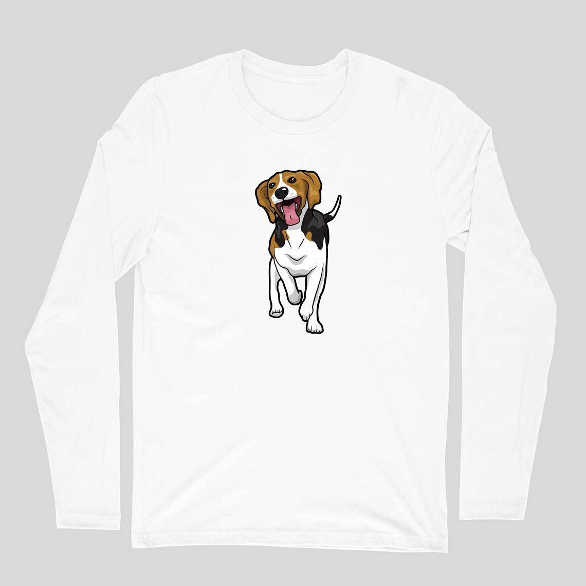 Full Sleeves Round Neck (Men) - Fun Loving Beagle - Wagr - The Smart Petcare Platform