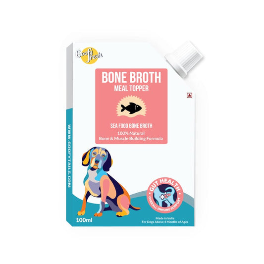Goofy Sea Food Bone Broth for Dogs and Puppies 100ml (Pack of 3) - Wagr - The Smart Petcare Platform