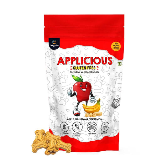 Goofy Tails Applicious Apple and Banana Gluten Free Veg Biscuits - Wagr - The Smart Petcare Platform