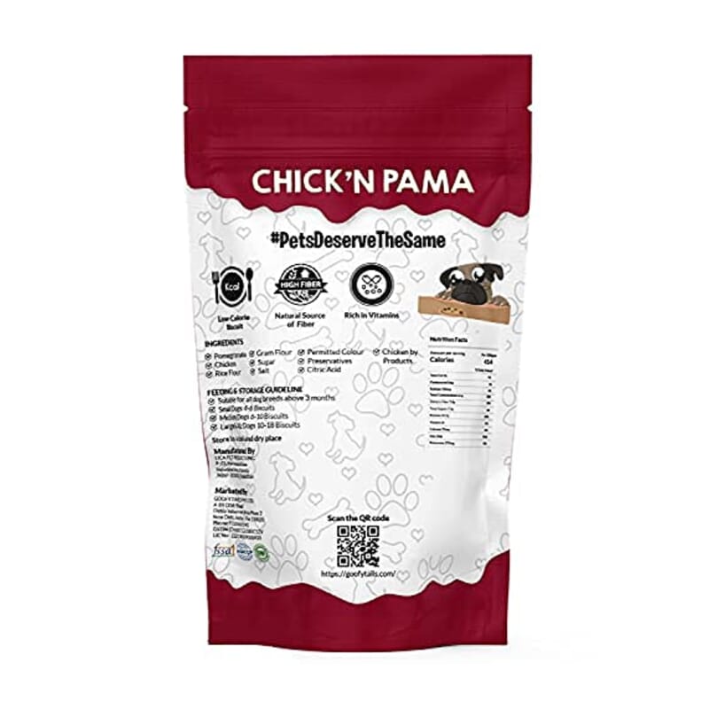 Goofy Tails Chick’N Pama Gluten Free Chicken Biscuits - Wagr - The Smart Petcare Platform