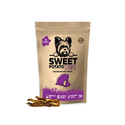 Goofy Tails Crispy Sweet Potato Strips - Dehydrated Veg Treats - Wagr - The Smart Petcare Platform