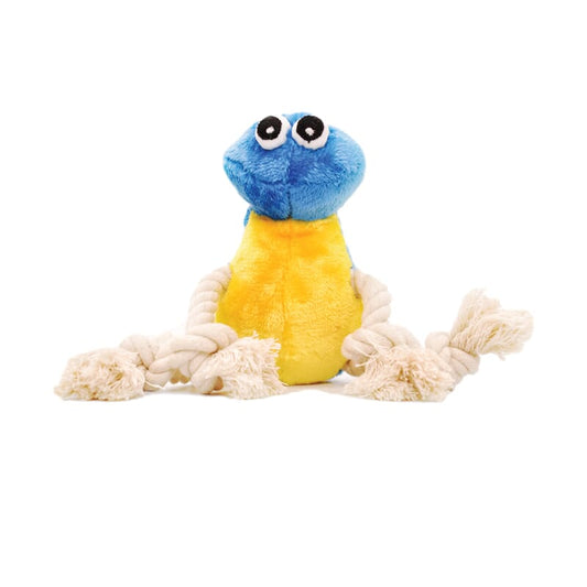 Goofy Tails Daffy The Bird Bottle Cruncher Rope Toy for Dogs - Wagr - The Smart Petcare Platform
