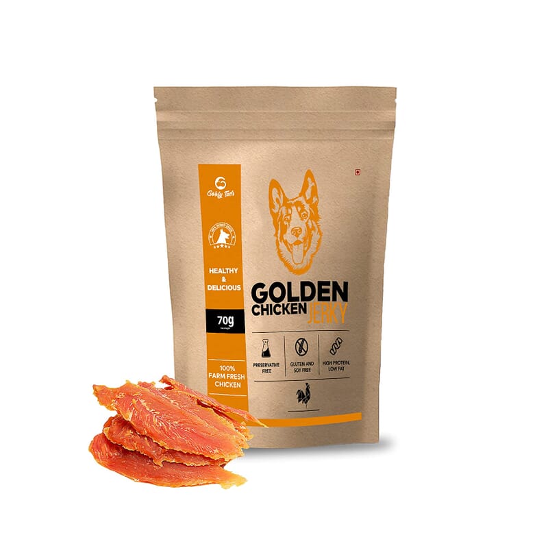 Goofy Tails Golden Chicken Jerky Treats - Wagr - The Smart Petcare Platform