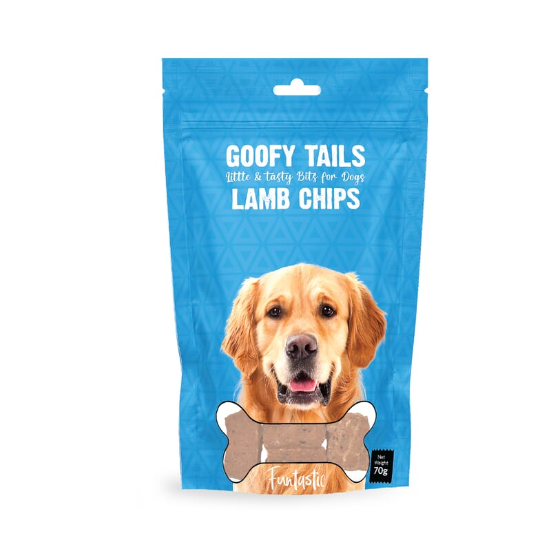 Goofy Tails Lamb Chips for Dogs and Puppies 70g - Wagr - The Smart Petcare Platform