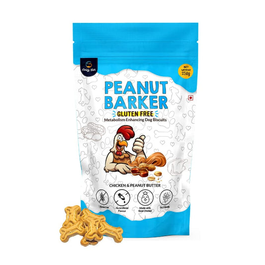 Goofy Tails Peanut Barker Gluten Free Non Veg Chicken Biscuits - Wagr - The Smart Petcare Platform