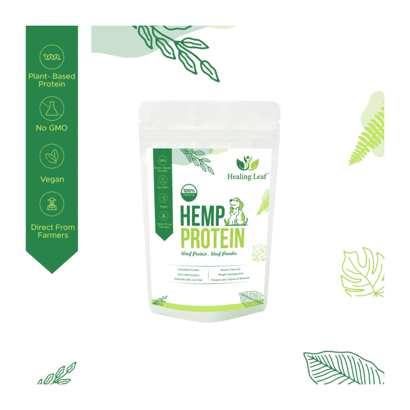 Healing Leaf Hemp Hearts + Hemp Protein Powder Combo - Wagr Petcare