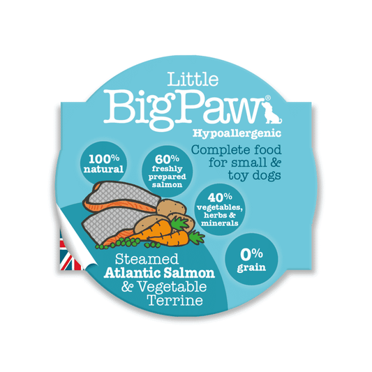 Little Big Paw Gourmet Atlantic Salmon Mousse Pack of 8 units of 85 Grams each - Wagr - The Smart Petcare Platform