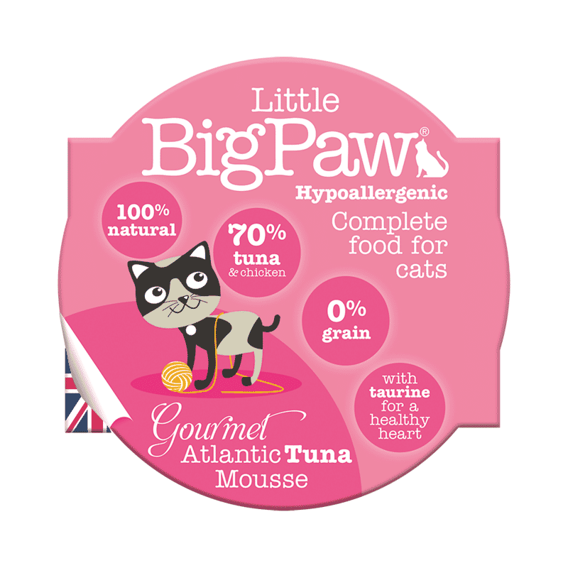 Little Big Paw Gourmet Atlantic Tuna Mousse Pack of 8 units of 85 Grams each - Wagr - The Smart Petcare Platform