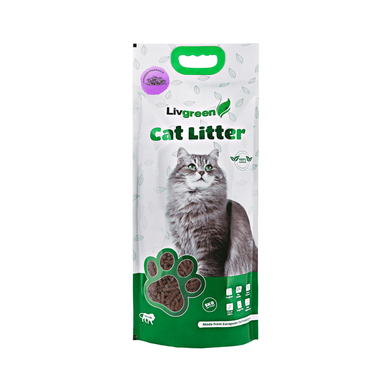 Livgreen Exotic Wood Cat Litter - Lavender - Wagr Petcare