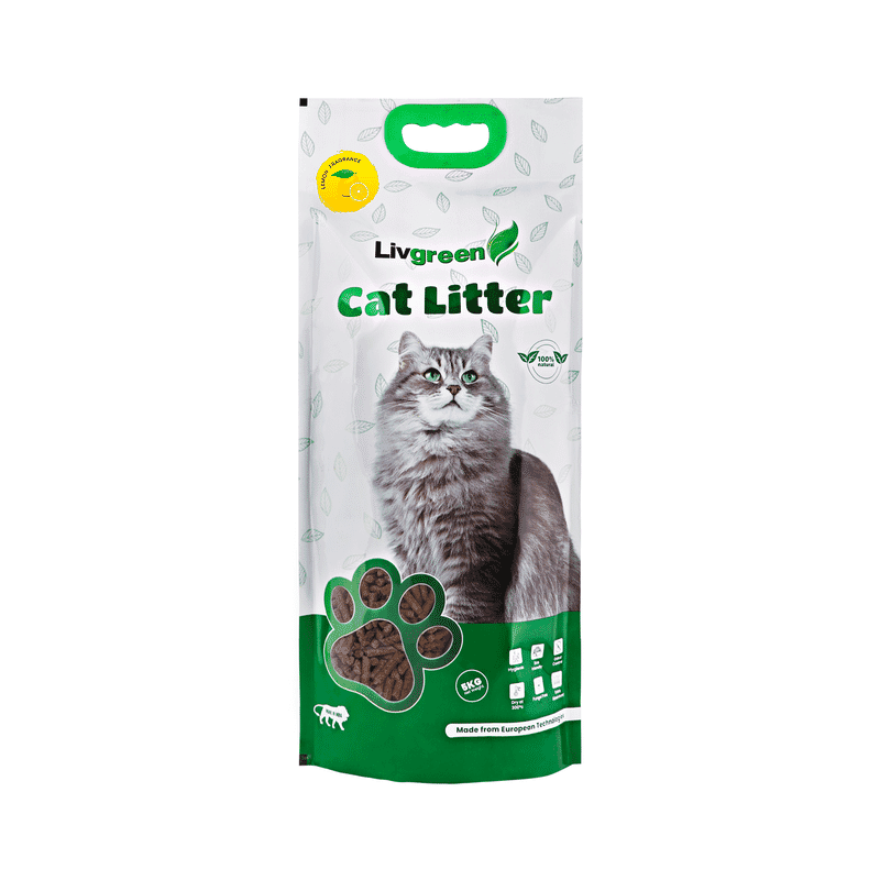 Livgreen Exotic Wood Cat Litter - Lemon - Wagr Petcare