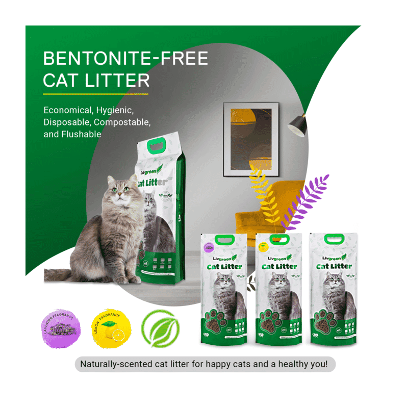 Livgreen Exotic Wood Cat Litter - Natural - Wagr Petcare