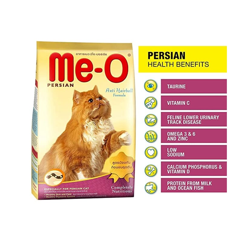 Me-O Persian Dry Cat Food, 1.1kg - Wagr Petcare