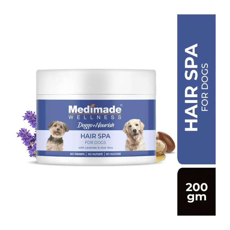 Medimade Hair Spa for Dogs with Lavender & Aloevera, 200gm - Wagr - The Smart Petcare Platform