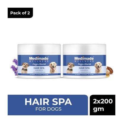Medimade Hair Spa for Dogs with Lavender & Aloevera, 200gm - Wagr - The Smart Petcare Platform