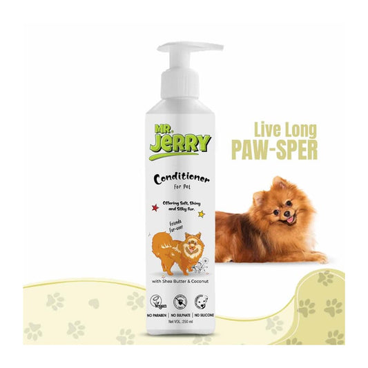 Mr . Jerry Pet Conditioner Shea Butter with Coconut, 250ml - Wagr Petcare