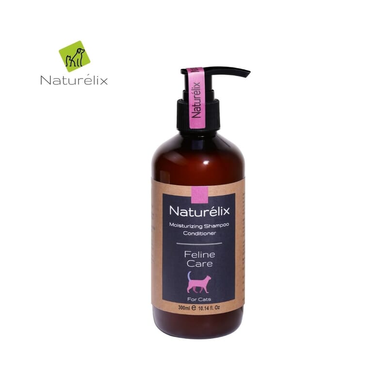 Naturelix Feline Care Shampoo for Cats and Kittens, 300ml - Wagr - The Smart Petcare Platform