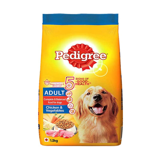 Pedigree Adult Dry Dog Food - Chicken & Vegetables - Wagr - The Smart Petcare Platform