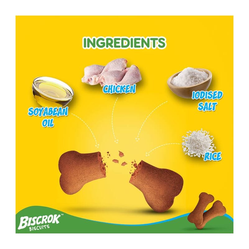 Pedigree Biscrok Biscuits Dog Treats (Above 4 Months), Chicken Flavor - Wagr - The Smart Petcare Platform