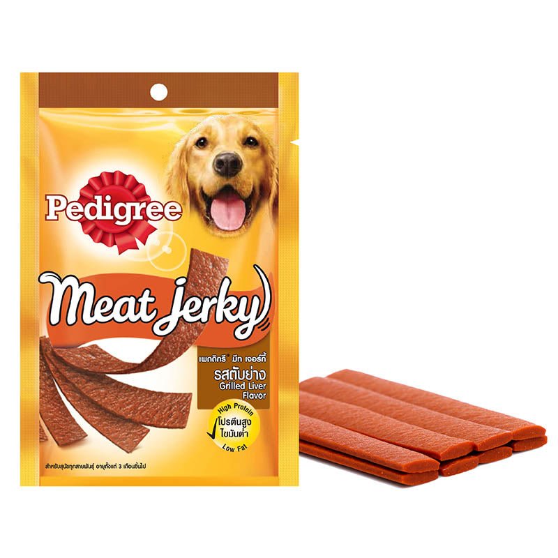 Pedigree Dog Treats Meat Jerky Stix, Grilled Liver, 60 g Pouch - Wagr - The Smart Petcare Platform