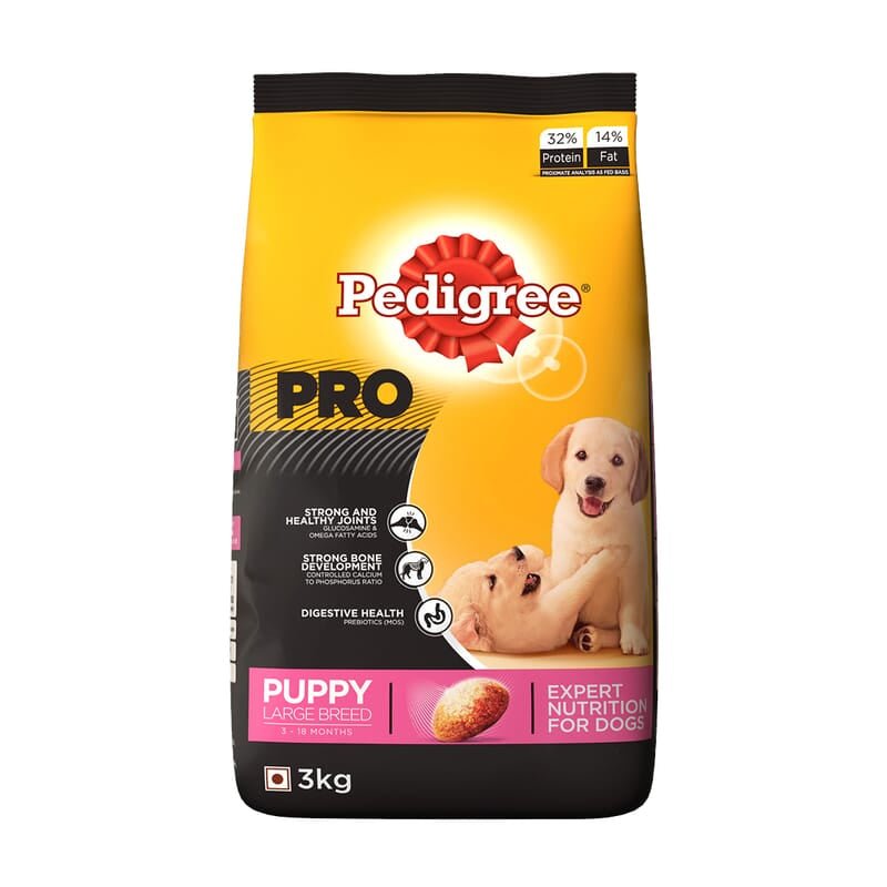 Pedigree PRO Expert Nutrition, Dry Dog Food for Large Breed Puppy - Wagr - The Smart Petcare Platform