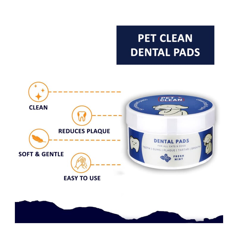 Pet Clean Pet Dental Wipes - Wagr Petcare