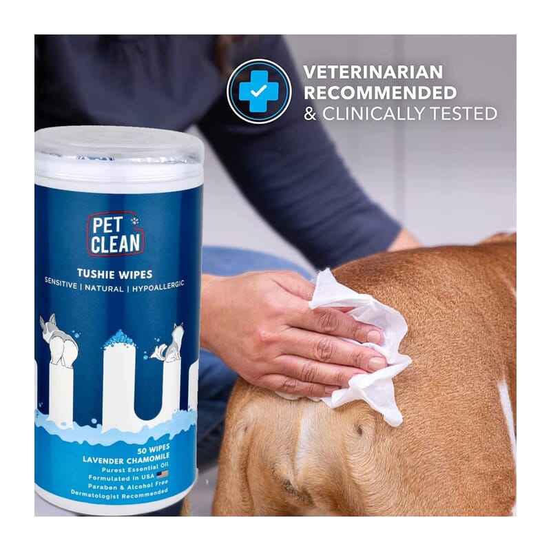 Pet Clean Pet Tushie Wipes - Wagr Petcare