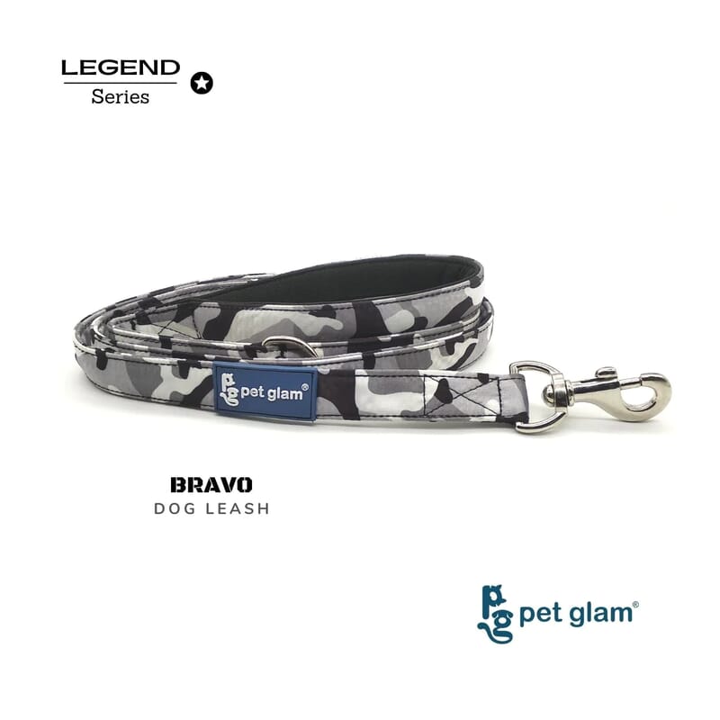 Pet Glam-dog Leash, Bravo -with Soft Handle heavy Duty Hardware - Wagr - The Smart Petcare Platform