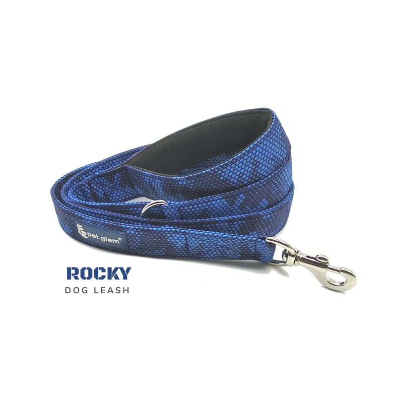 Pet Glam Dog Leash, Rocky With Padded Handle heavy Duty Hardware - Wagr - The Smart Petcare Platform