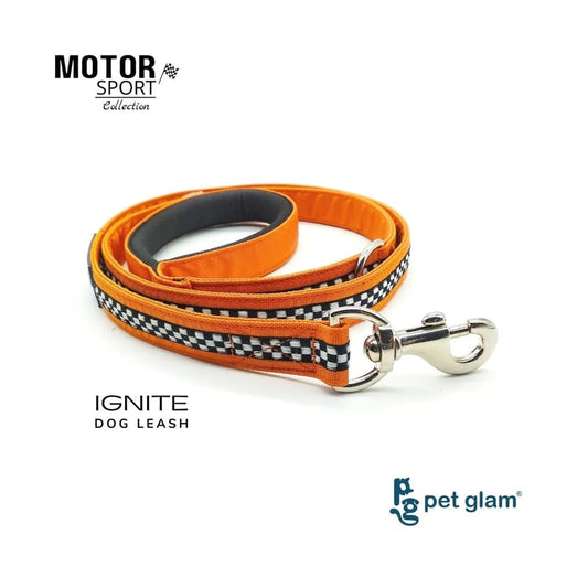 Pet Glam Strong Dog Leash, Ignite- For Puppies - Beagles, Shih Tzu, Labradors - Wagr - The Smart Petcare Platform