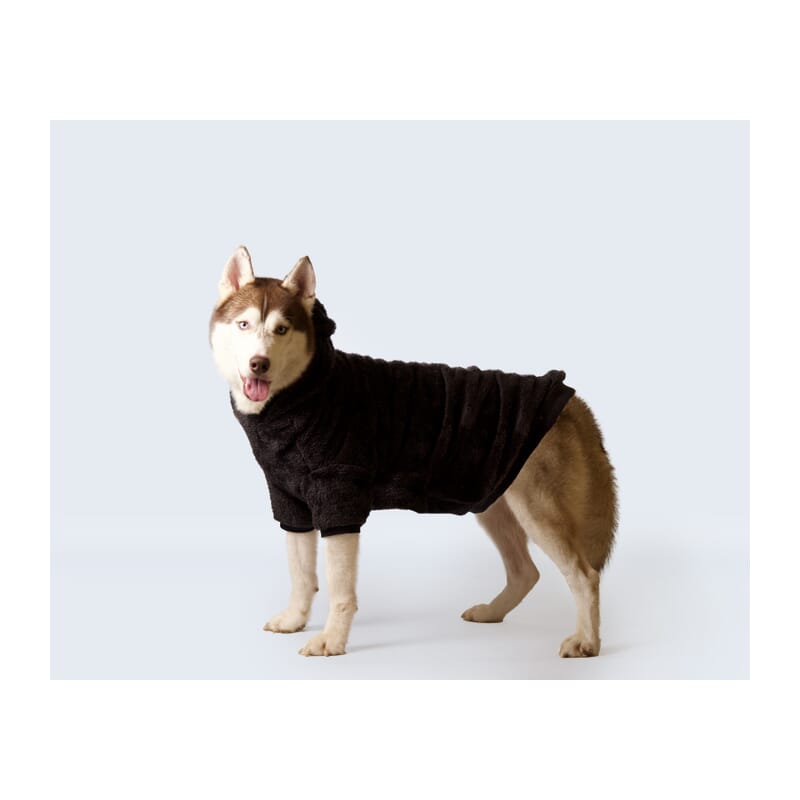 Petsnugs Dark Grey Furry Sweater - Wagr Petcare