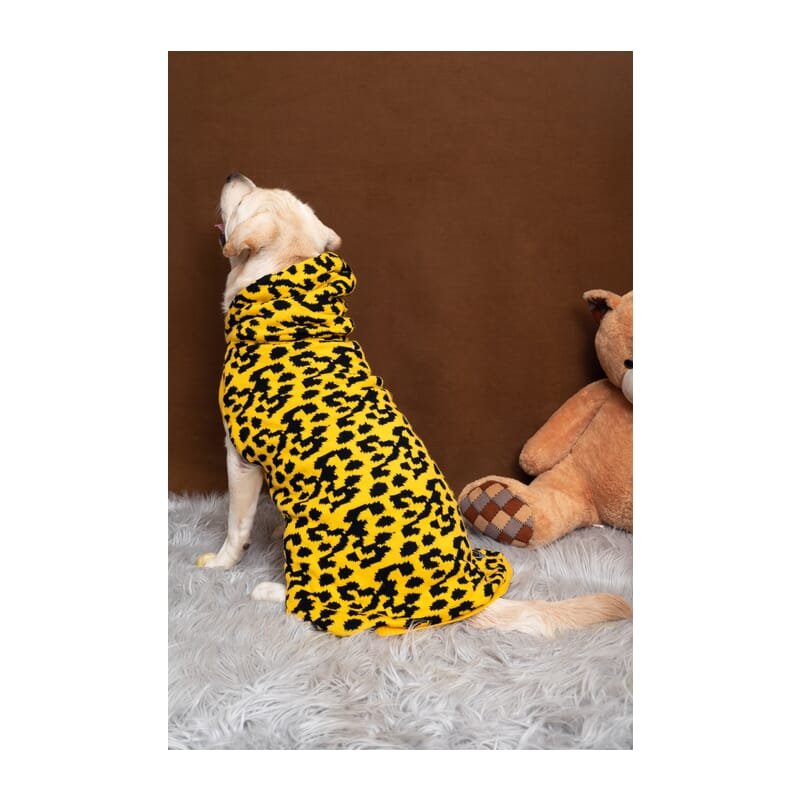 Petsnugs Leopard Knit Sweater for Dogs - Wagr - The Smart Petcare Platform