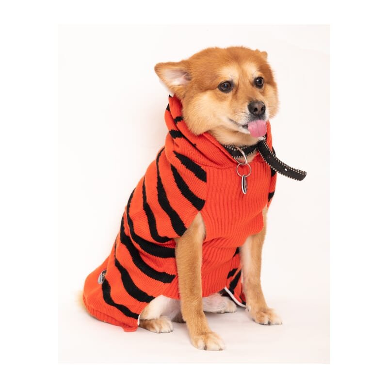 Petsnugs Tiger Knit Sweater for Dogs - Wagr - The Smart Petcare Platform