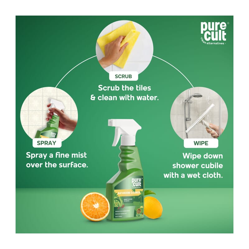 PureCult Eco-Friendly Bathroom Shower Cubicle Cleaner - Wagr - The Smart Petcare Platform