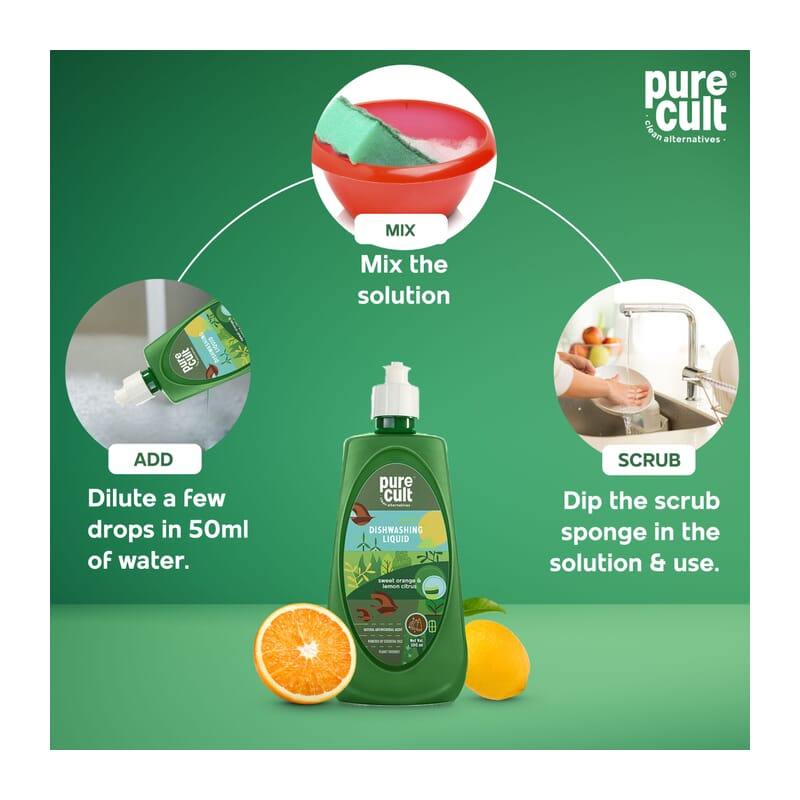 PureCult Eco-Friendly Dishwash Liquid - Wagr - The Smart Petcare Platform