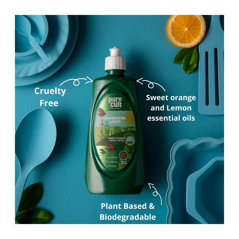 PureCult Eco-Friendly Dishwash Liquid - Wagr - The Smart Petcare Platform