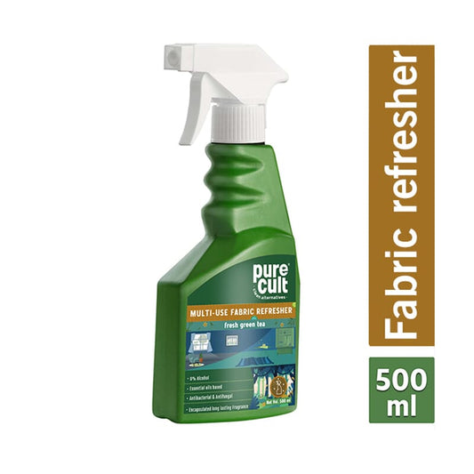 Purecult Eco-friendly Multi-use Fabric Refresher Fresh Green Tea (500ml) - Wagr Petcare