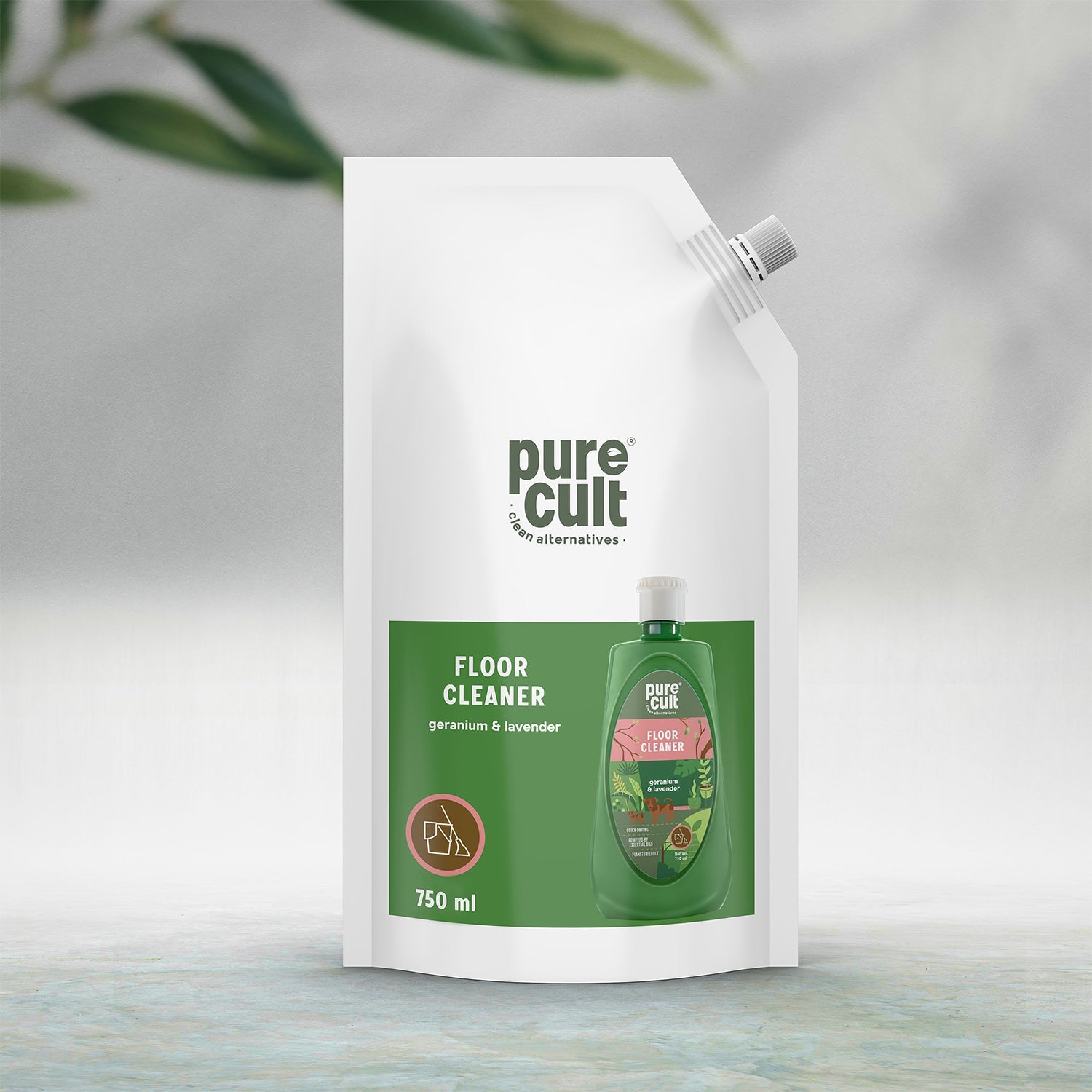 PureCult Floor Cleaner Refill 750 ml Combo (Pack of 2) - Wagr - The Smart Petcare Platform