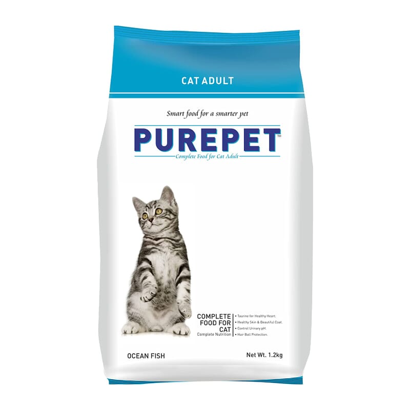 Purepet Ocean Fish Adult Cat Food - Wagr - The Smart Petcare Platform