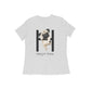 Round Neck T-Shirt (Women) - Hang In There Pug - Wagr - The Smart Petcare Platform