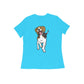 Round Neck T-Shirt (Women) - Three Dachshunds (16 Colours) - Wagr - The Smart Petcare Platform