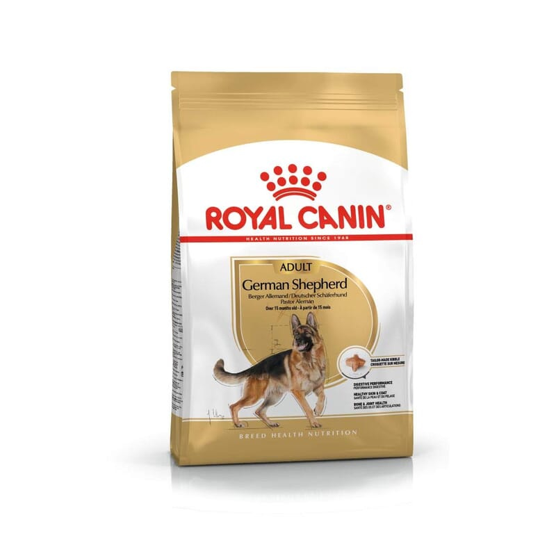 Royal Canin Breed Health Nutrition German Shepherd Adult Dry Dog Food - Wagr - The Smart Petcare Platform