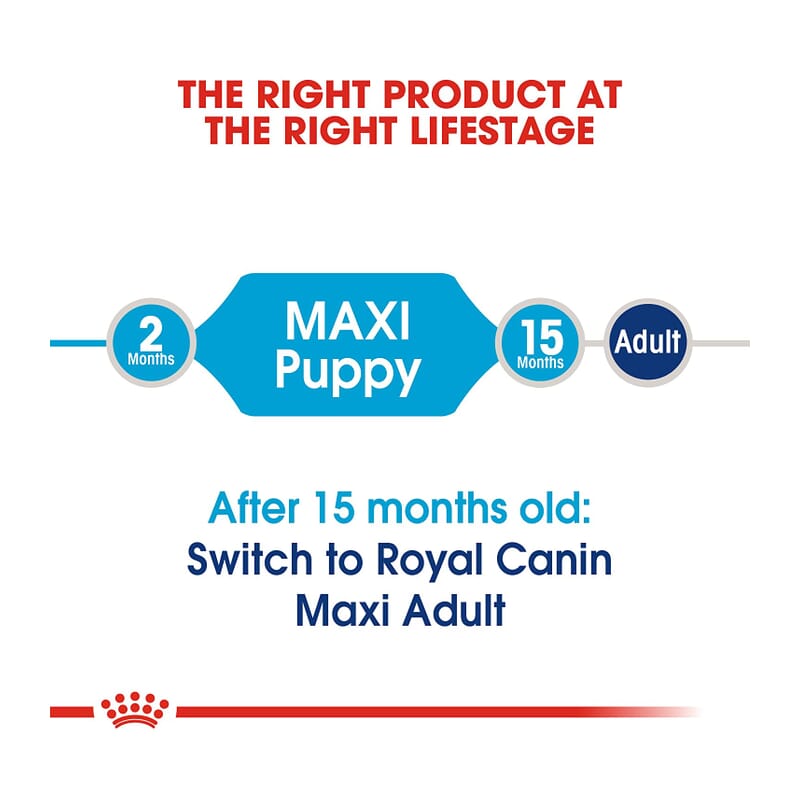 Royal Canin Maxi Puppy Dry Dog Food (Large Breeds) 4 kg - Wagr - The Smart Petcare Platform