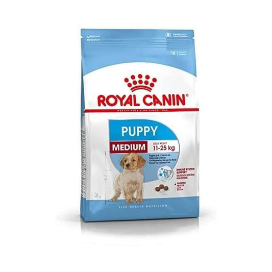 Royal Canin Medium Puppy Dry Dog Food, Meat Flavour, 1 Kg - Wagr Petcare