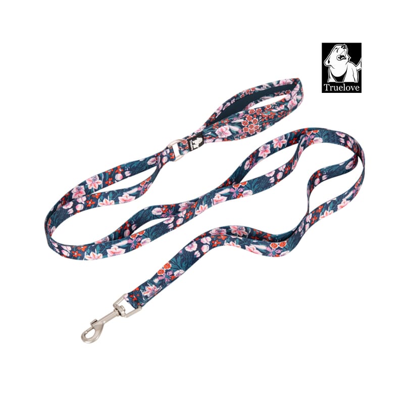 Truelove Floral Pet Leash, Multi-Handle for Dogs - Wagr Petcare