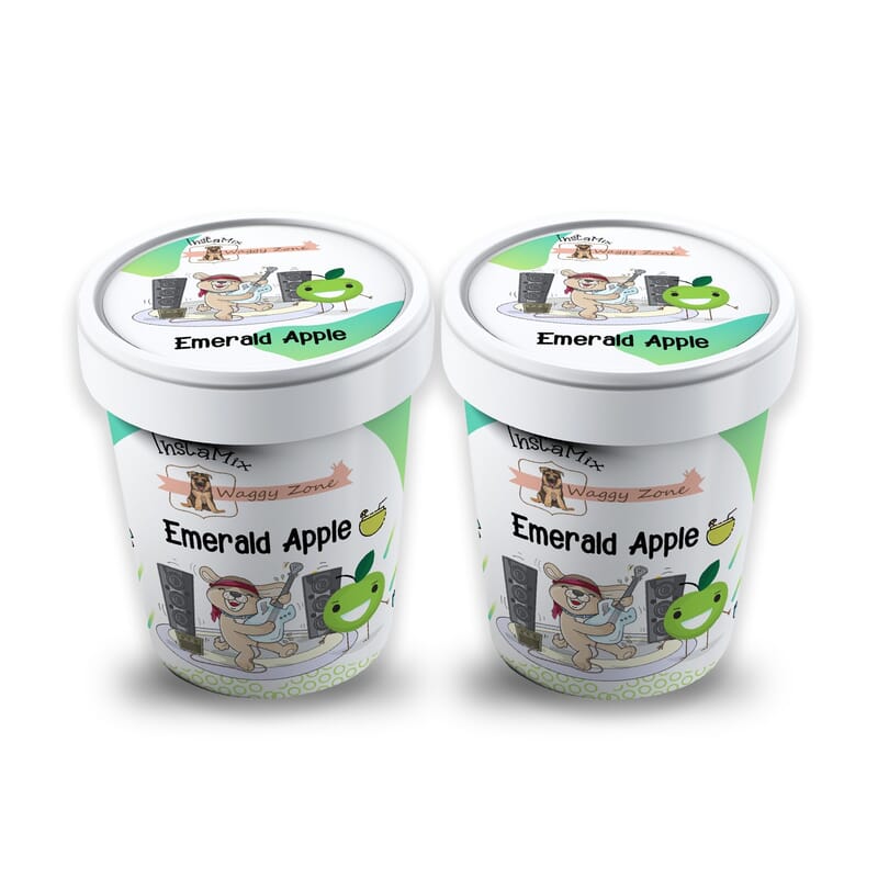 Waggy Zone Ice Cream Emerald Apple - Green Apple, 40 gms - Pack of 1 - Wagr Petcare